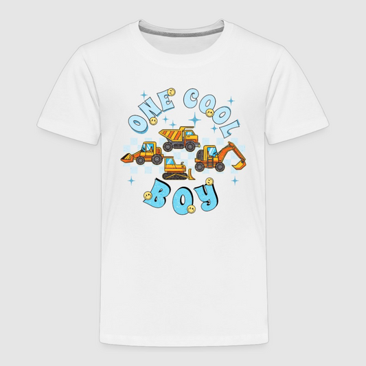 Toddler Boys One Cool Boy Short Sleeve Crewneck T-Shirt NicholesGifts