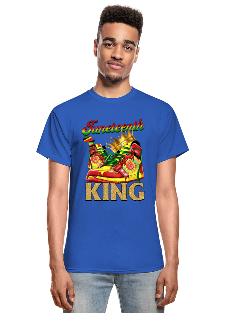 Men Juneteenth Sneaker King Short Sleeve T-Shirt