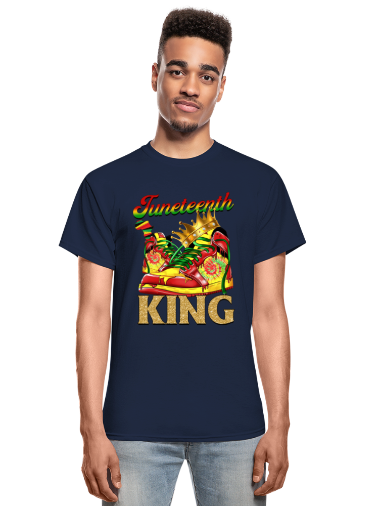 Men Juneteenth Sneaker King Short Sleeve T-Shirt