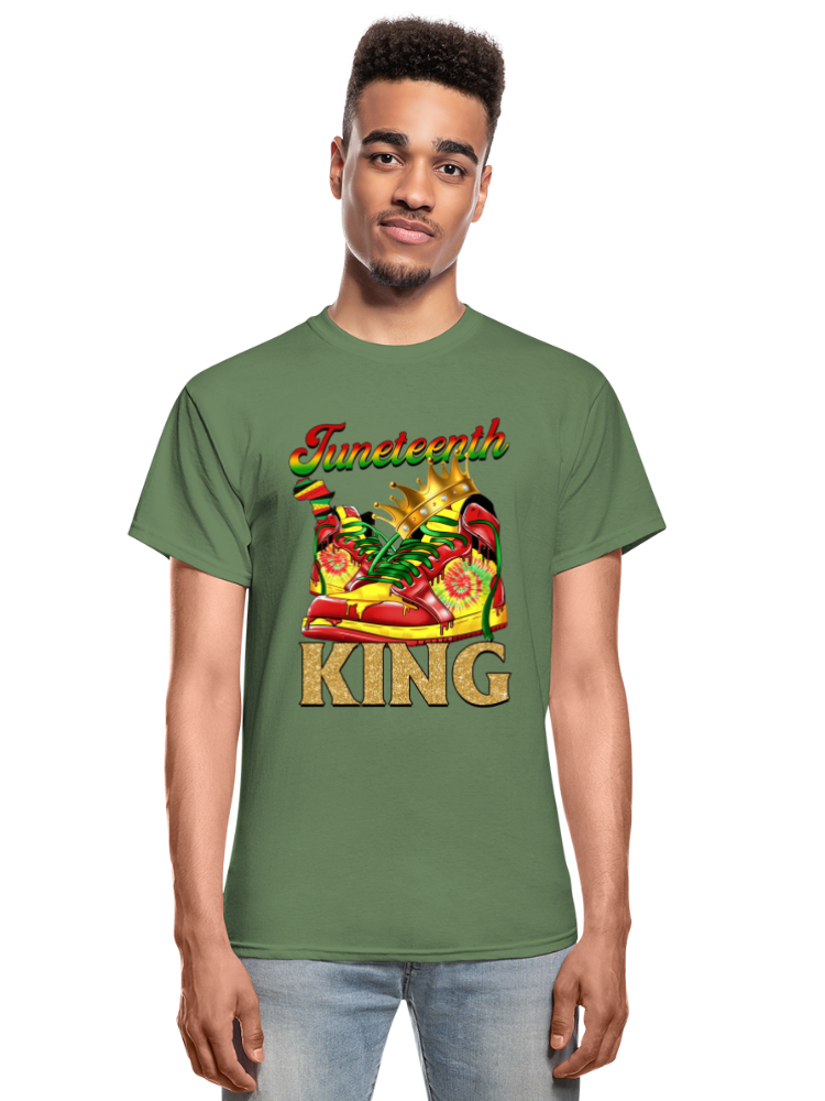 Men Juneteenth Sneaker King Short Sleeve T-Shirt