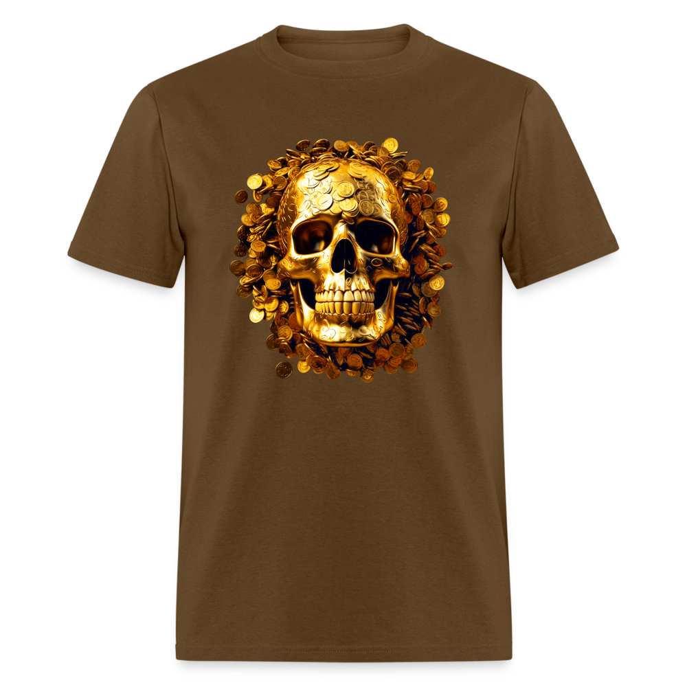 Men Skull Money Classic Short Sleeve T-Shirt nicholesgifts