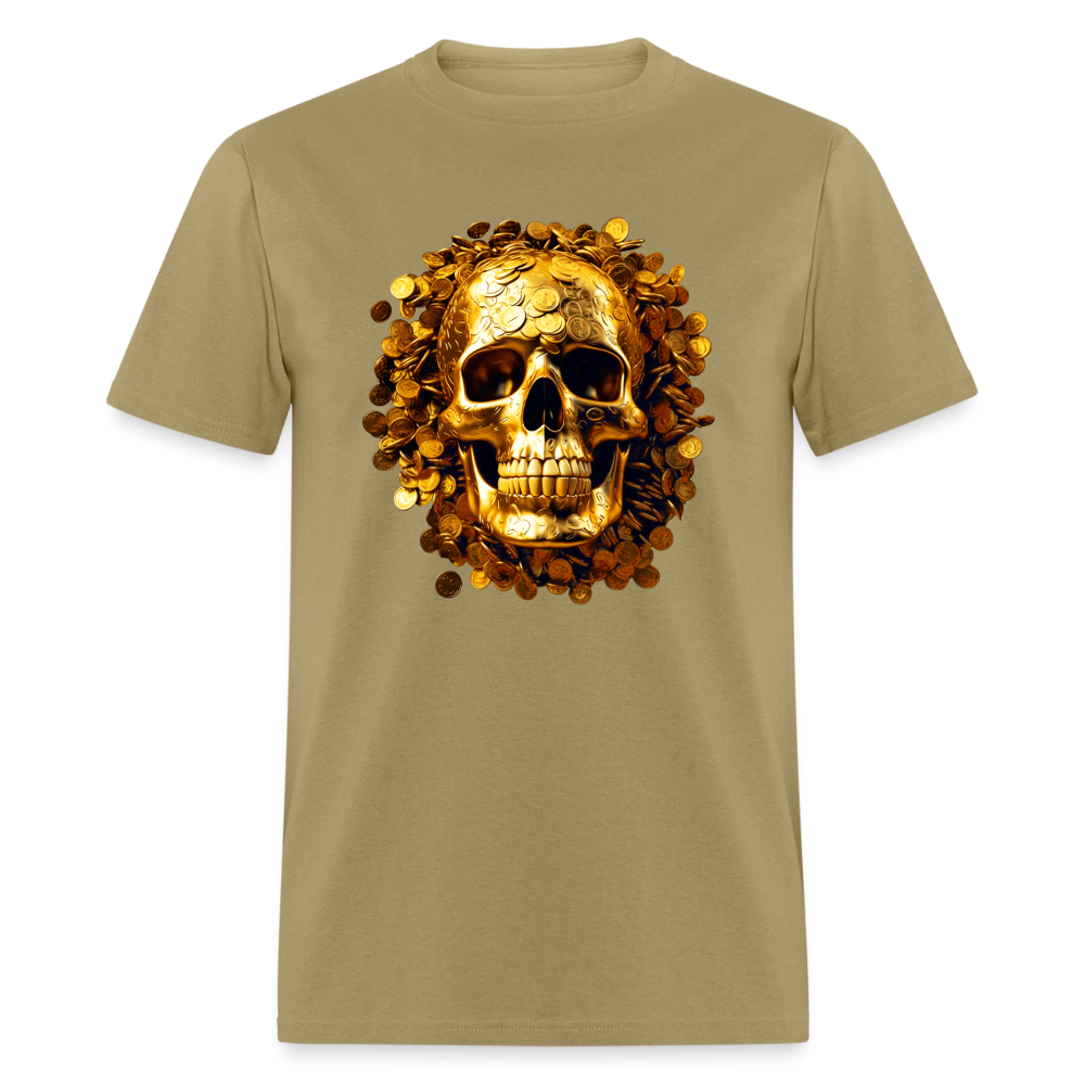 Men Skull Money Classic Short Sleeve T-Shirt nicholesgifts