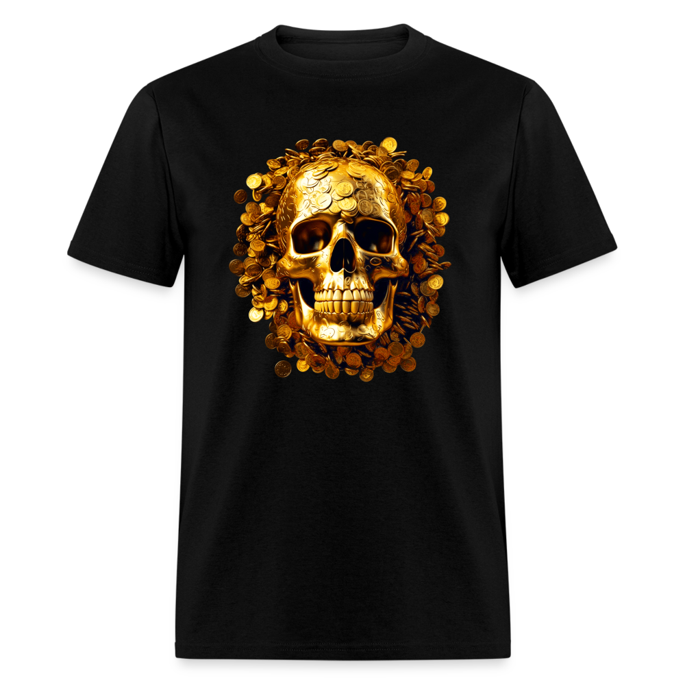 Men Skull Money Classic Short Sleeve T-Shirt nicholesgifts