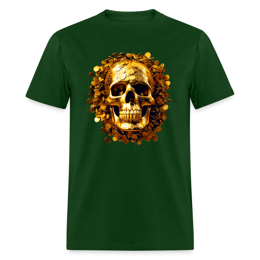 Men Skull Money Classic Short Sleeve T-Shirt nicholesgifts