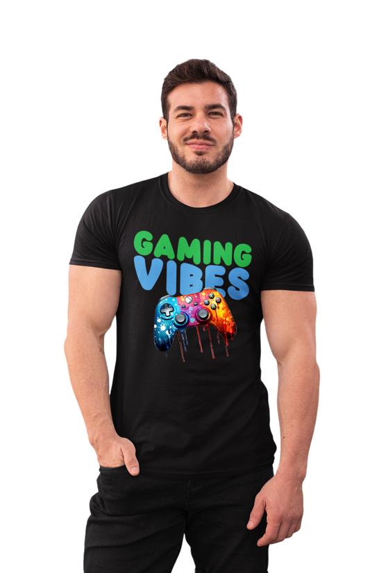 Men Gaming Vibes Classic Short Sleeve T-Shirt nicholesgifts