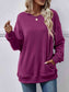 Women Dropped Shoulder Sweatshirt with Pockets nicholesgifts