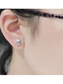 Women Rocked Out Hollowed Out Stainless Steel Skull Earrings nicholesgifts