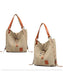 Women Multifunctional triple bucket oblique backpack nicholesgifts