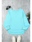 Women Side Slit Drop Shoulder Sweatshirt nicholesgifts