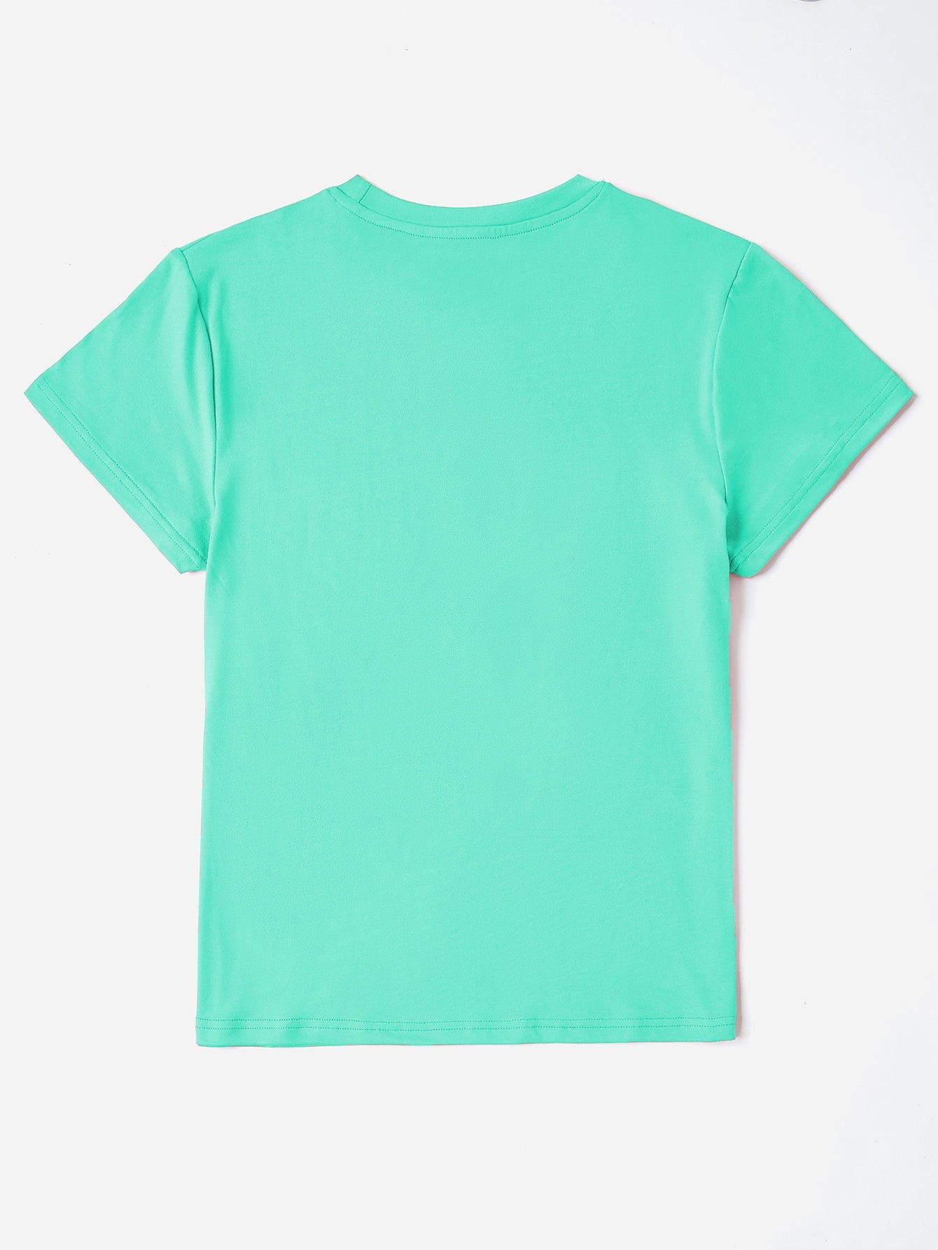 Women Rabbit Round Neck Short Sleeve Easter T-Shirt nicholesgifts