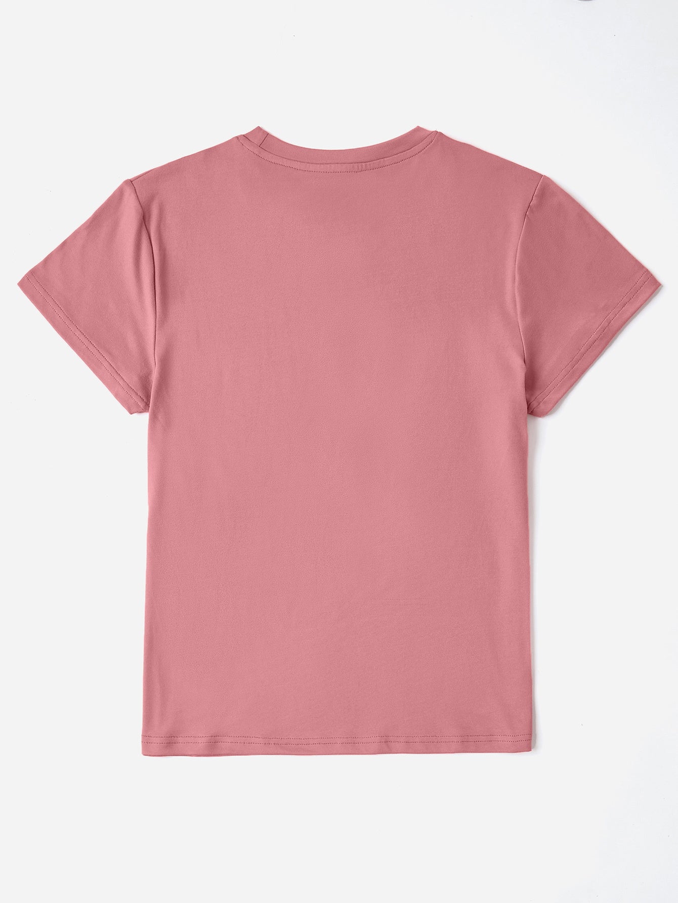 Women Rabbit Round Neck Short Sleeve Easter T-Shirt nicholesgifts