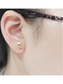 Women Rocked Out Hollowed Out Stainless Steel Skull Earrings nicholesgifts