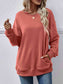 Women Dropped Shoulder Sweatshirt with Pockets nicholesgifts