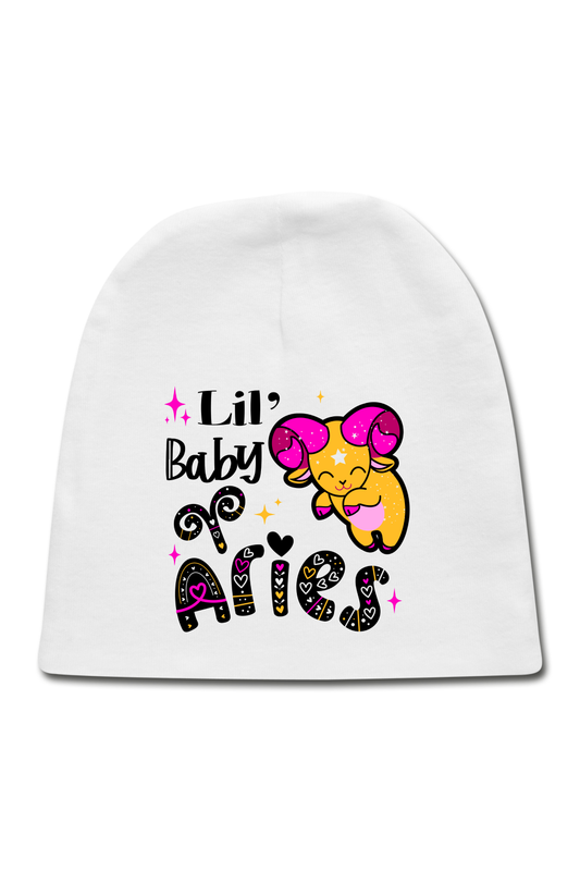 Unisex Baby Aries White Cap - NicholesGifts.online