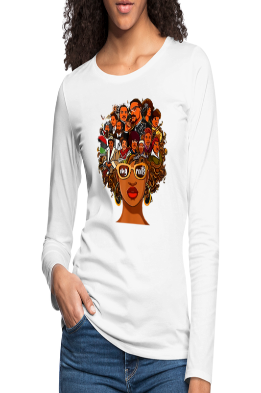 African American Women's My Roots Long Sleeve T-Shirt - NicholesGifts.online