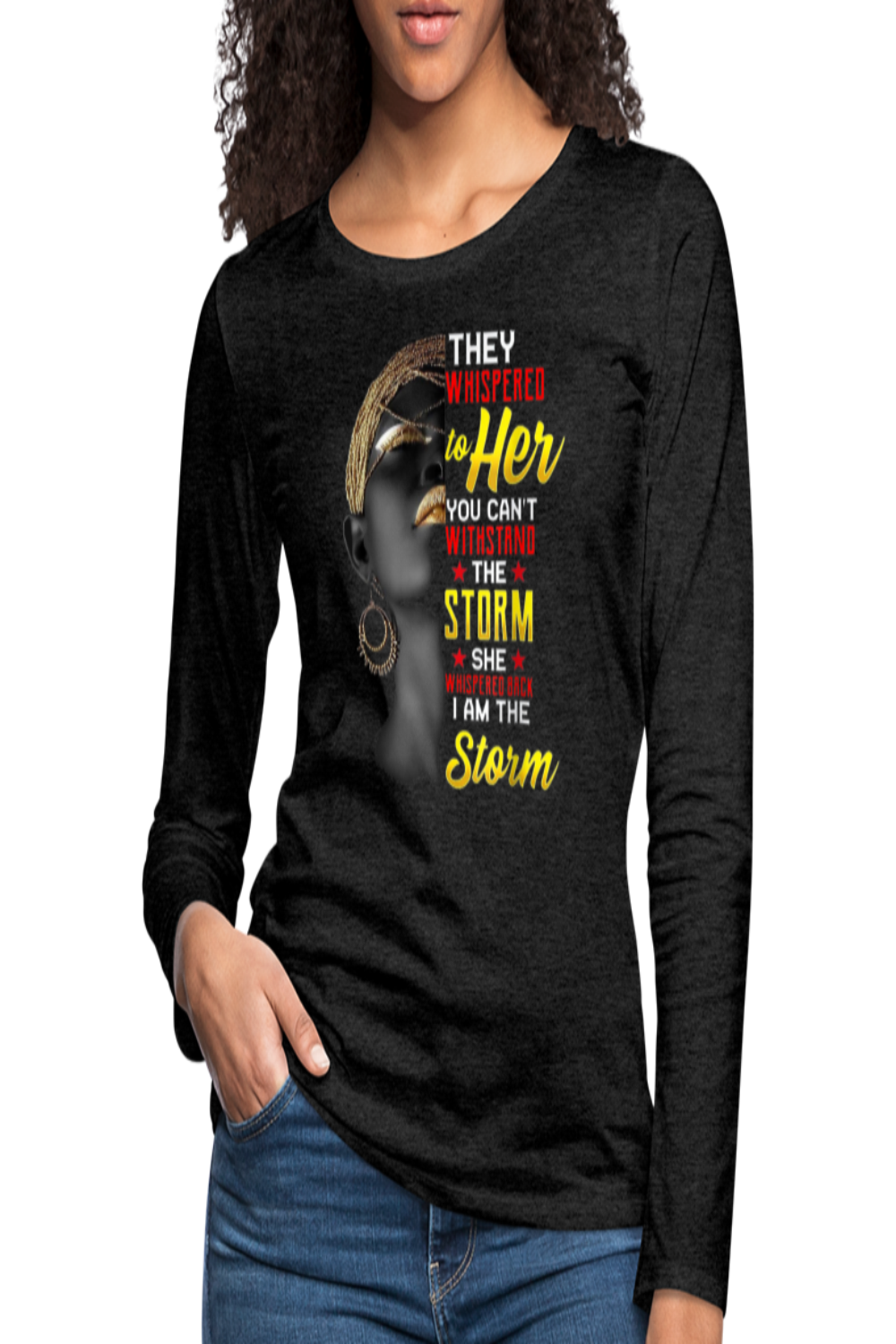 Women's They Whispered Long Sleeve T-Shirt - NicholesGifts.online