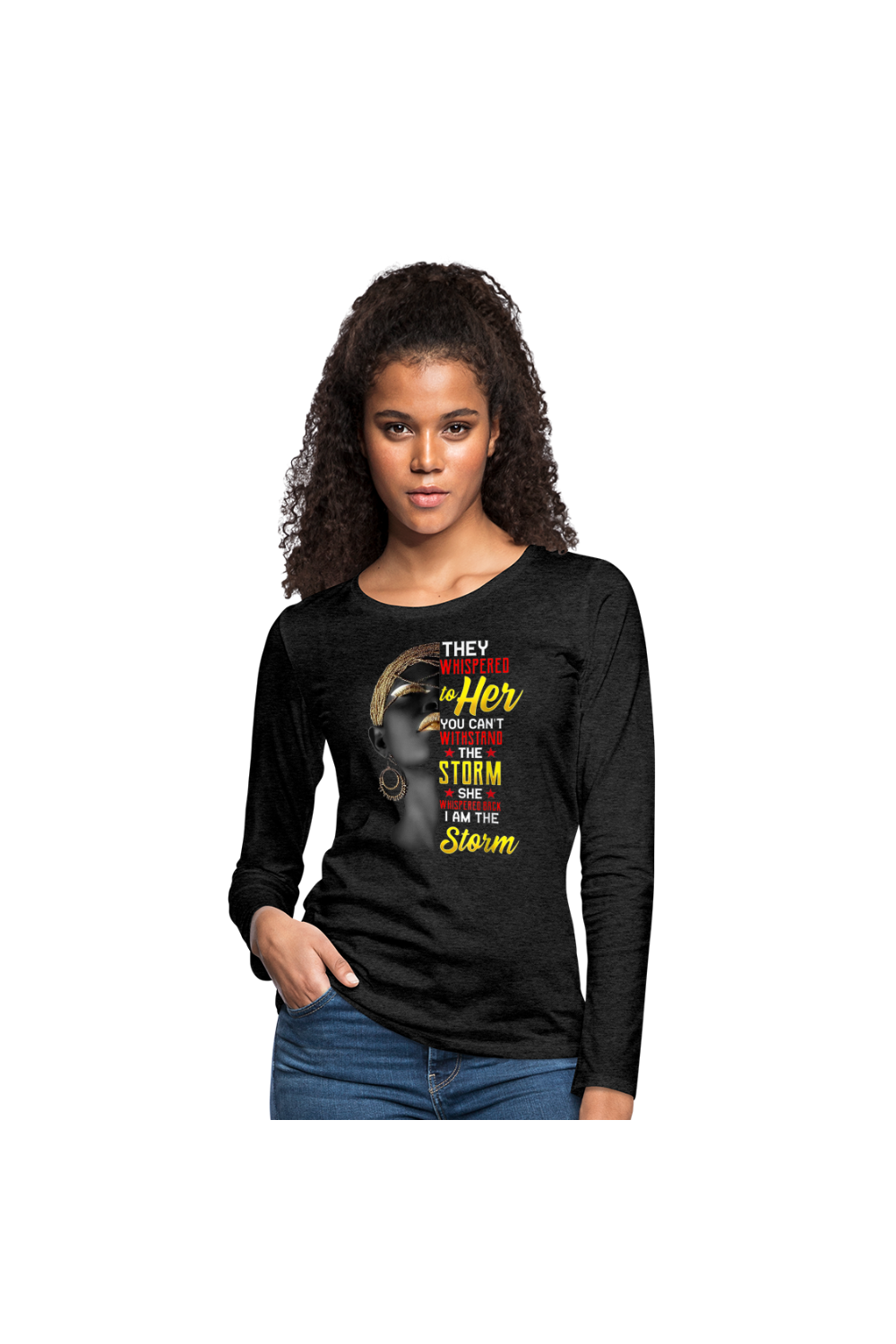 Women's They Whispered Long Sleeve T-Shirt - NicholesGifts