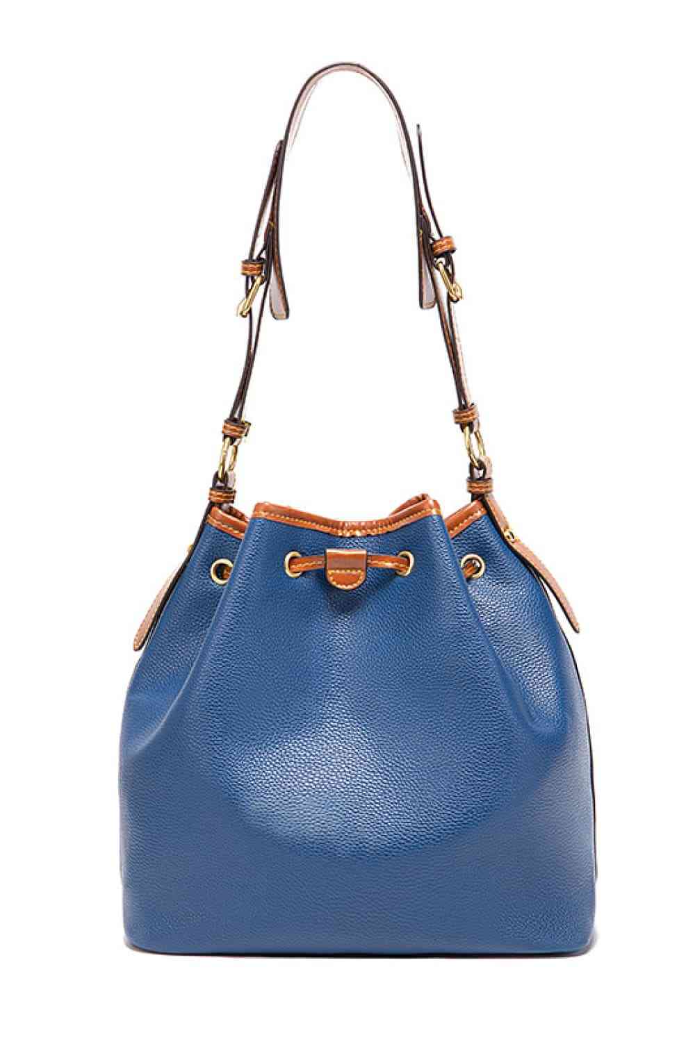 Women PU Drawstring Bucket Bag nicholesgifts