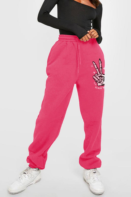 Women Simply Love Full Size Drawstring DAY YOU DESERVE Graphic Sweatpants nicholesgifts