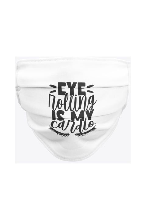 Women Eye Rolling Face Mask / Woody Epps Gift Shop
