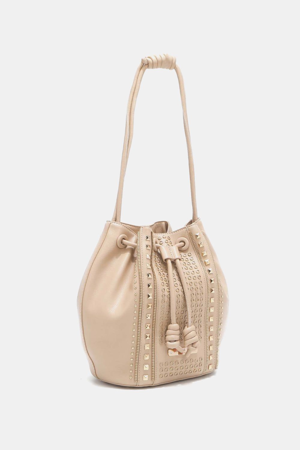 Women Studded Bucket Bag nicholesgifts