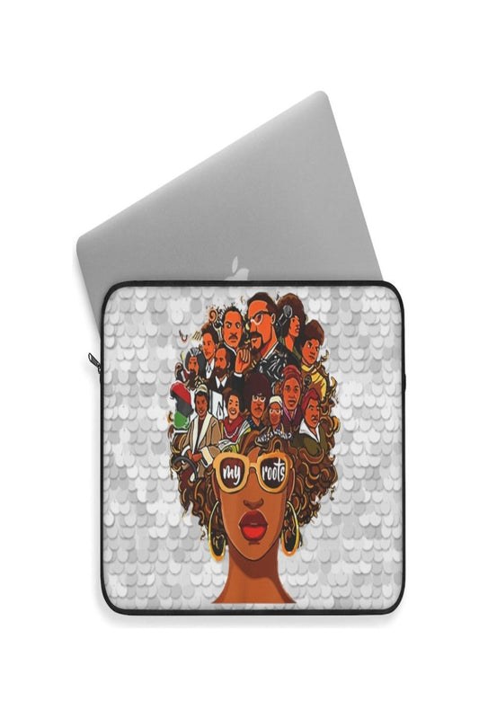 Women My Roots Silver Laptop Sleeve 12, 13 and 15 in / NicholesGifts