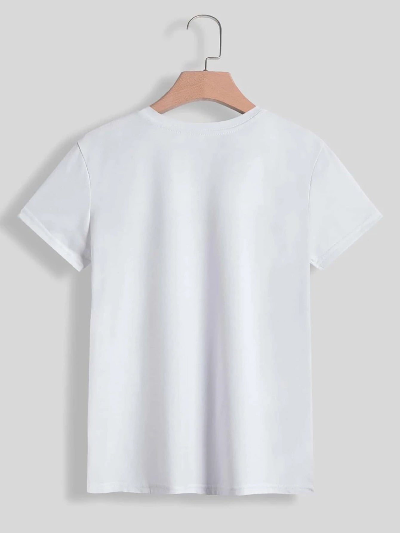 Women Happy Easter Round Neck Short Sleeve T-Shirt nicholesgifts