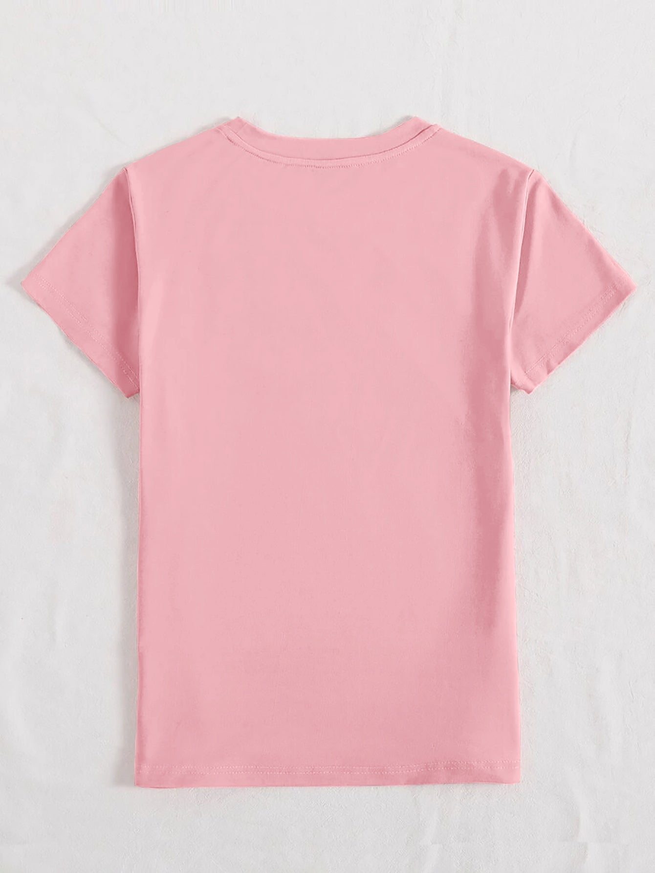 Women Happy Easter Round Neck Short Sleeve T-Shirt nicholesgifts