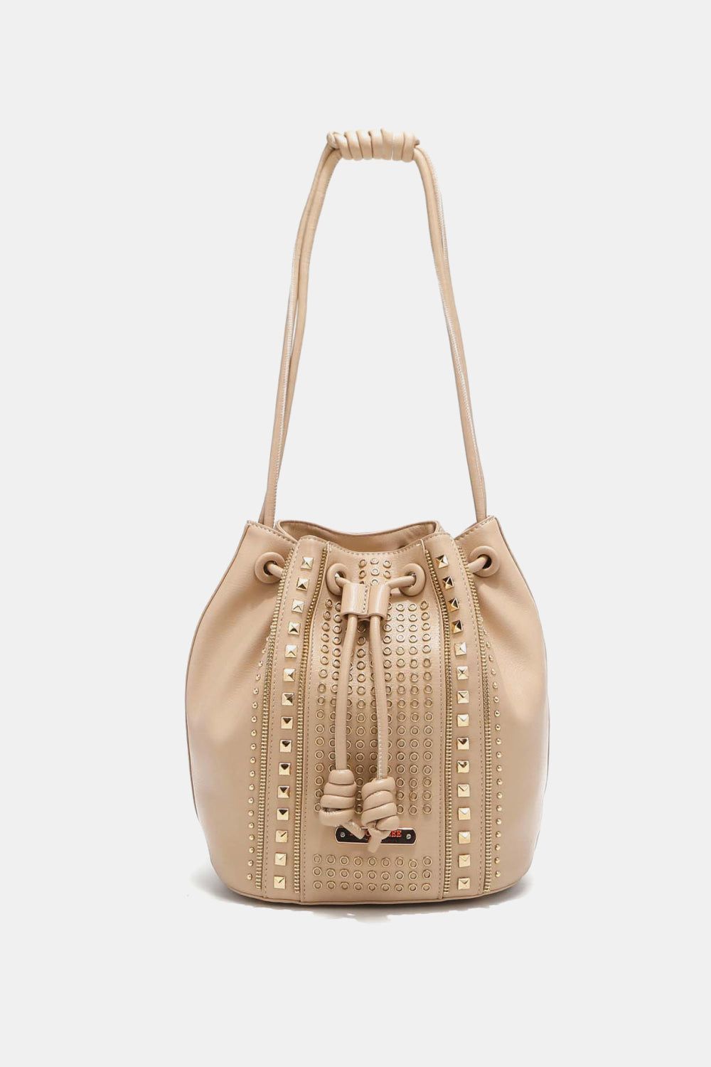 Women Studded Bucket Bag nicholesgifts