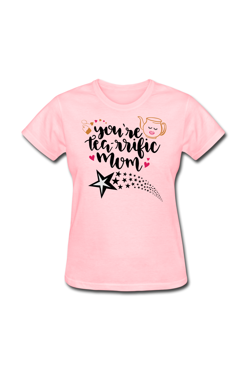 Women's Tea-rrific Mom T-Shirt - pink