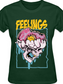 Women Feelings Skeleton Black Short Sleeve T-Shirt nicholesgifts