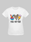 Women Peace Love Teach Short Sleeve T-Shirt nicholesgifts