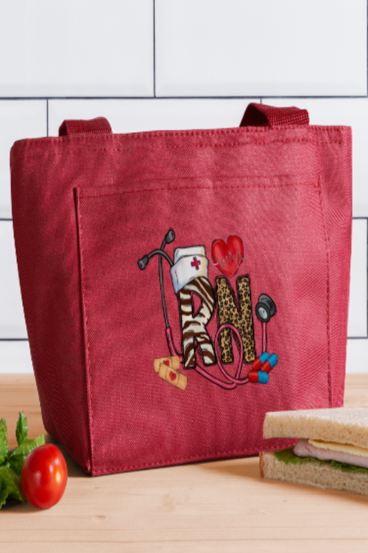 Women Registered Nurse Lunch Bag - red - NicholesGifts.online