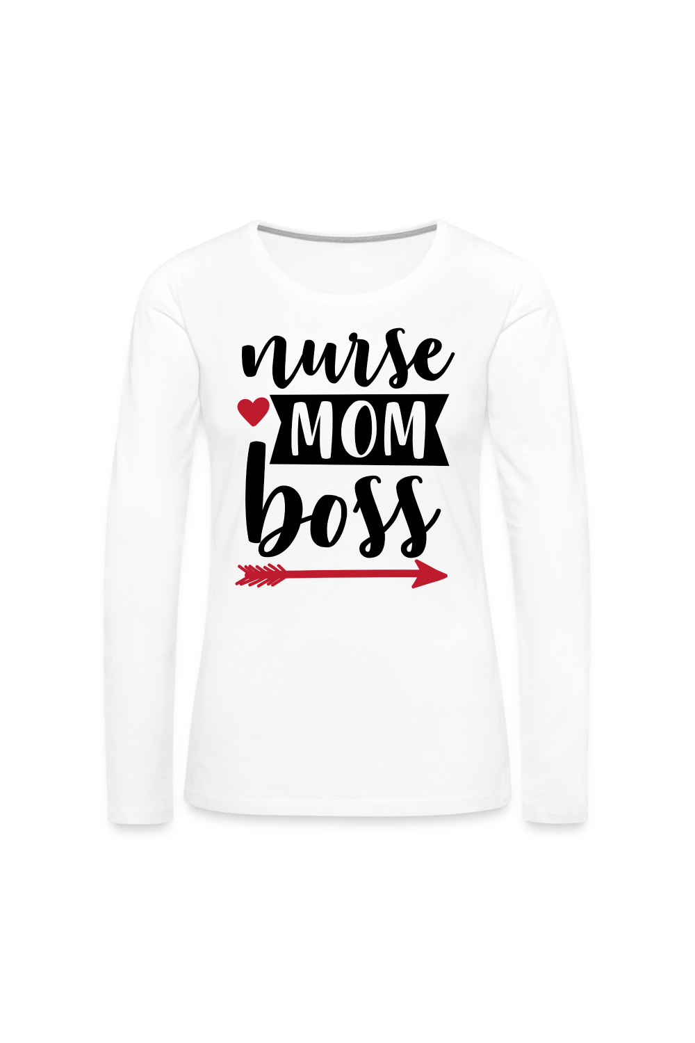 Women's Nurse Mom Boss Long Sleeve T-Shirt nicholesgifts