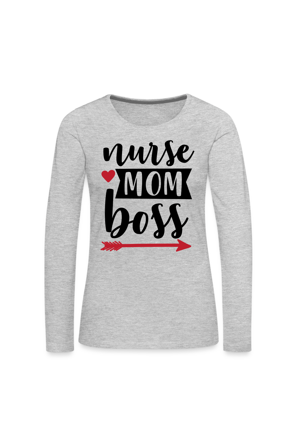 Women's Nurse Mom Boss Long Sleeve T-Shirt nicholesgifts