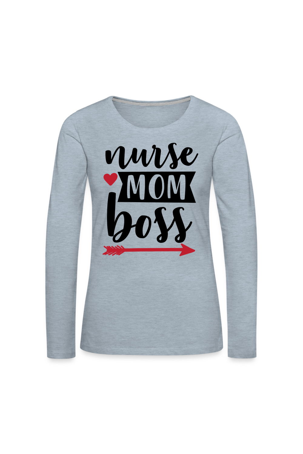 Women's Nurse Mom Boss Long Sleeve T-Shirt nicholesgifts