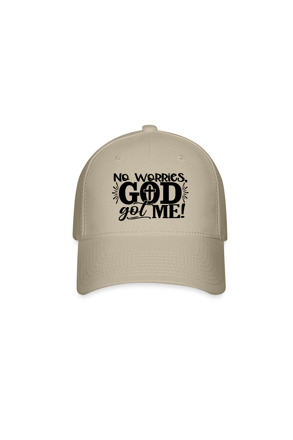 Unisex Adult God Got Me Baseball Cap - khaki - NicholesGifts.online